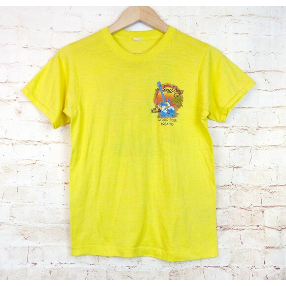 Vintage 80s The Beach Boys Tour T Shirt Sz M Single Stitch USA 1984 1985 Concert - Picture 2 of 12